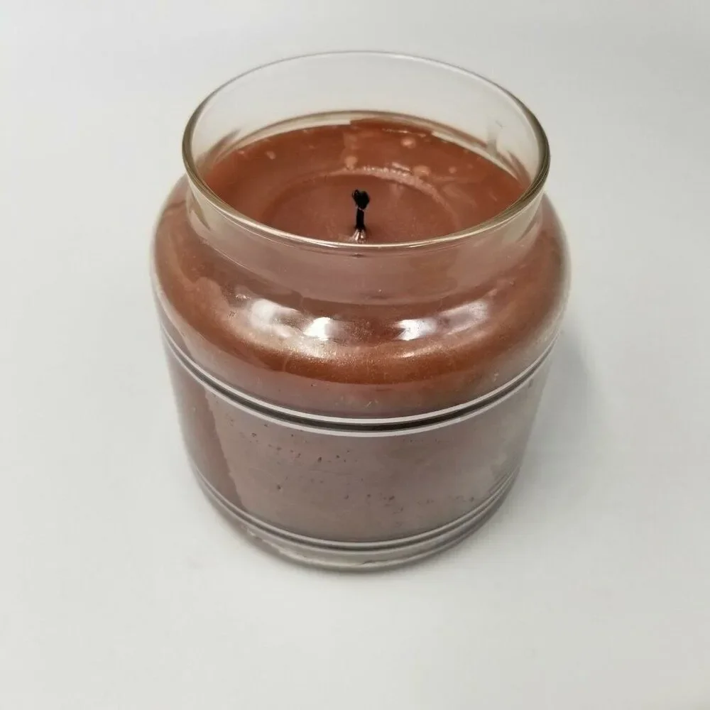 Yankee Candle Retired Black Band Hazelnut Coffee Housewarmer 14.5 oz Jar Rare